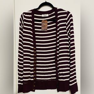 NWT Zenana Snap Button Cardigan Medium